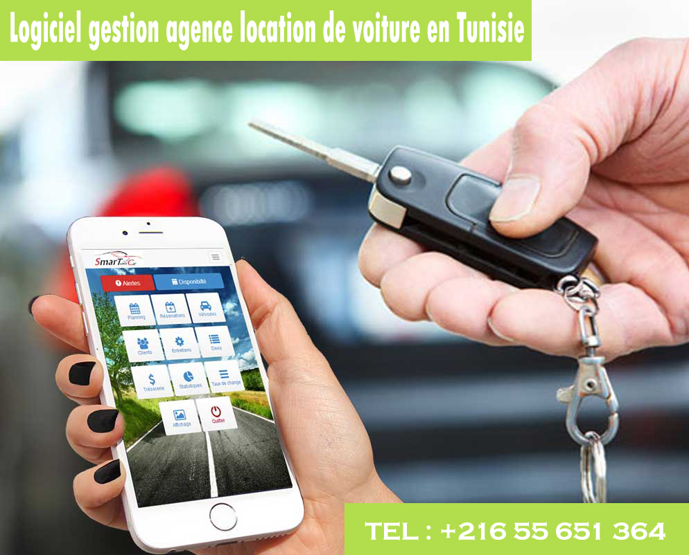 Logiciel gestion agence location de voiture en Tunisie